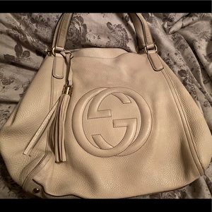 🔥Gucci Cream Soho Bag